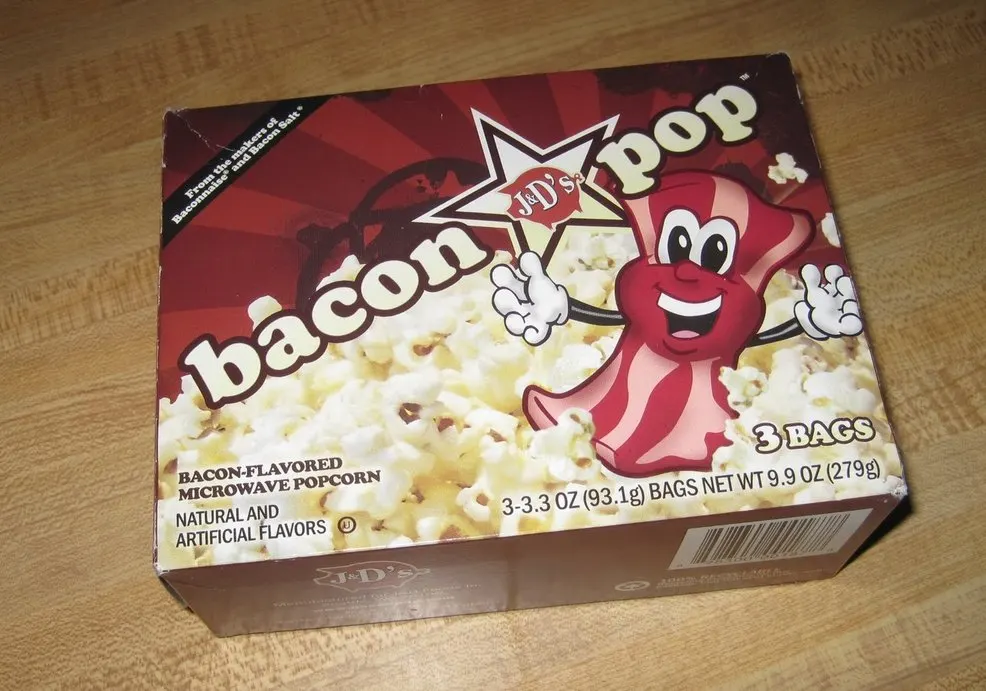 Bacon Flavored Microwave Popcorn
