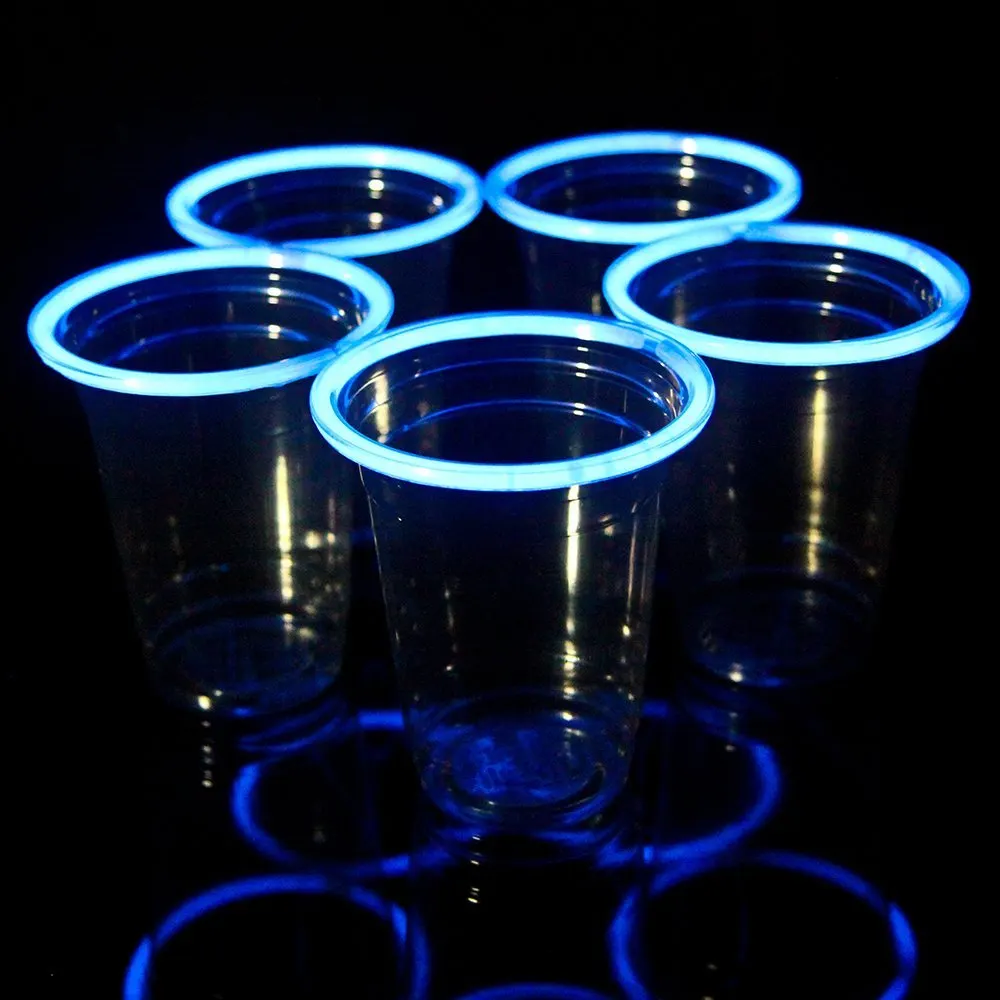 Blue Glow Stick Party Cups