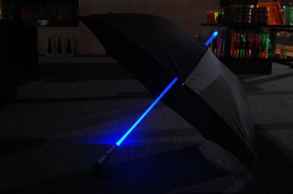 Blue LED Lighted Umbrella
