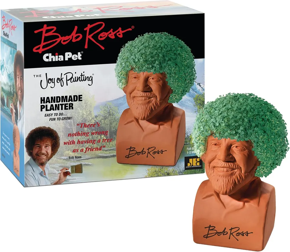 Bob Ross Chia Pet