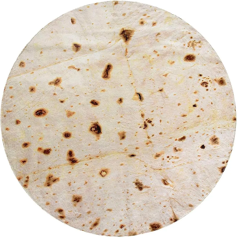 CASOFU Burrito Tortilla Throw Blanket