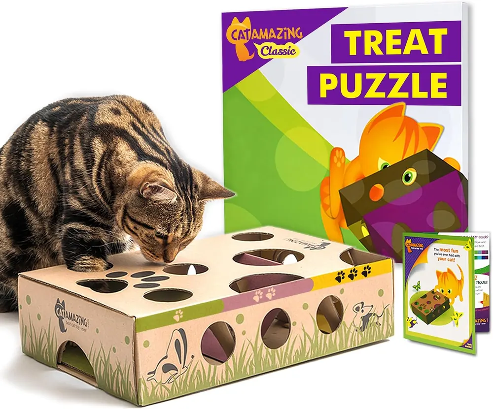 Cat Amazing Treat Maze Puzzle Box