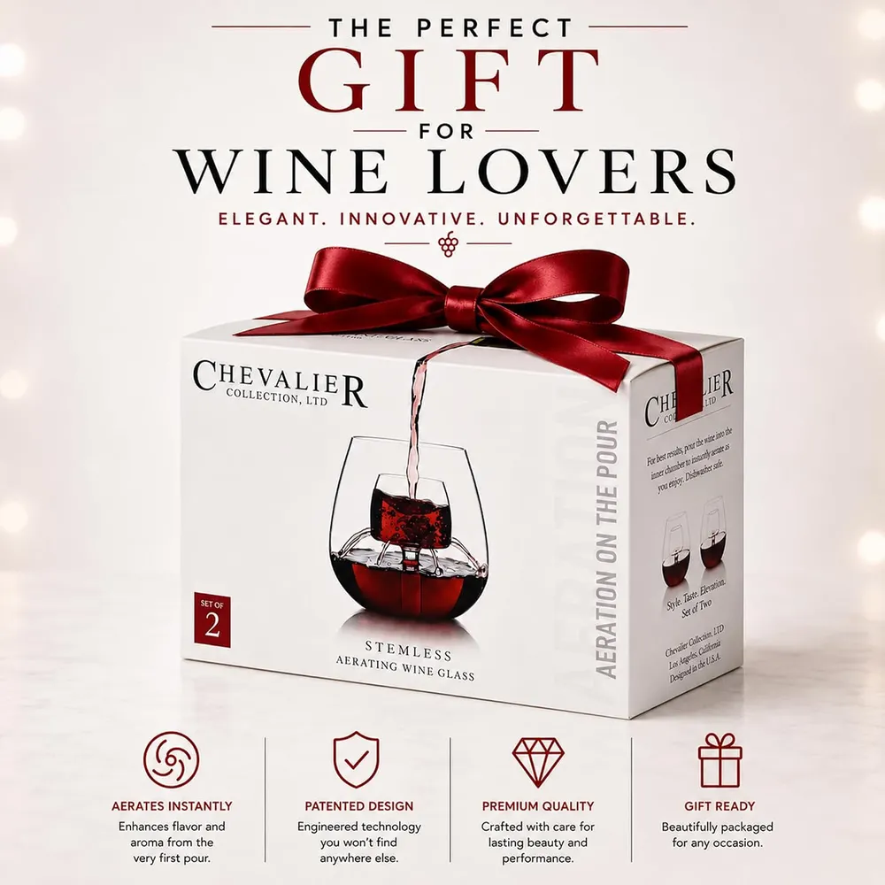 Chevalier Aerating Wine Glasses, photo 4