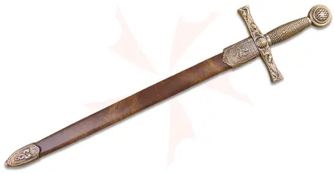 Denix Excalibur Letter Opener With Scabbard