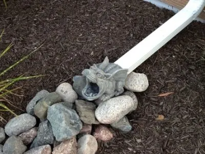 Gargoyle Gutter Sculpture
