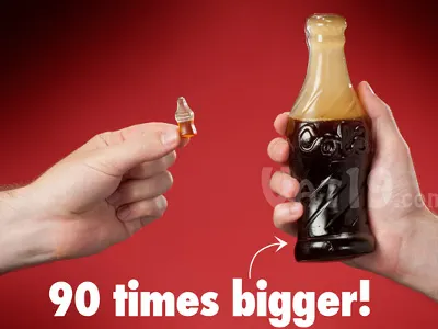 Giant Gummy Cola Bottle