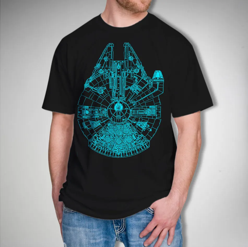 Glow In The Dark Millenium Falcon Shirt