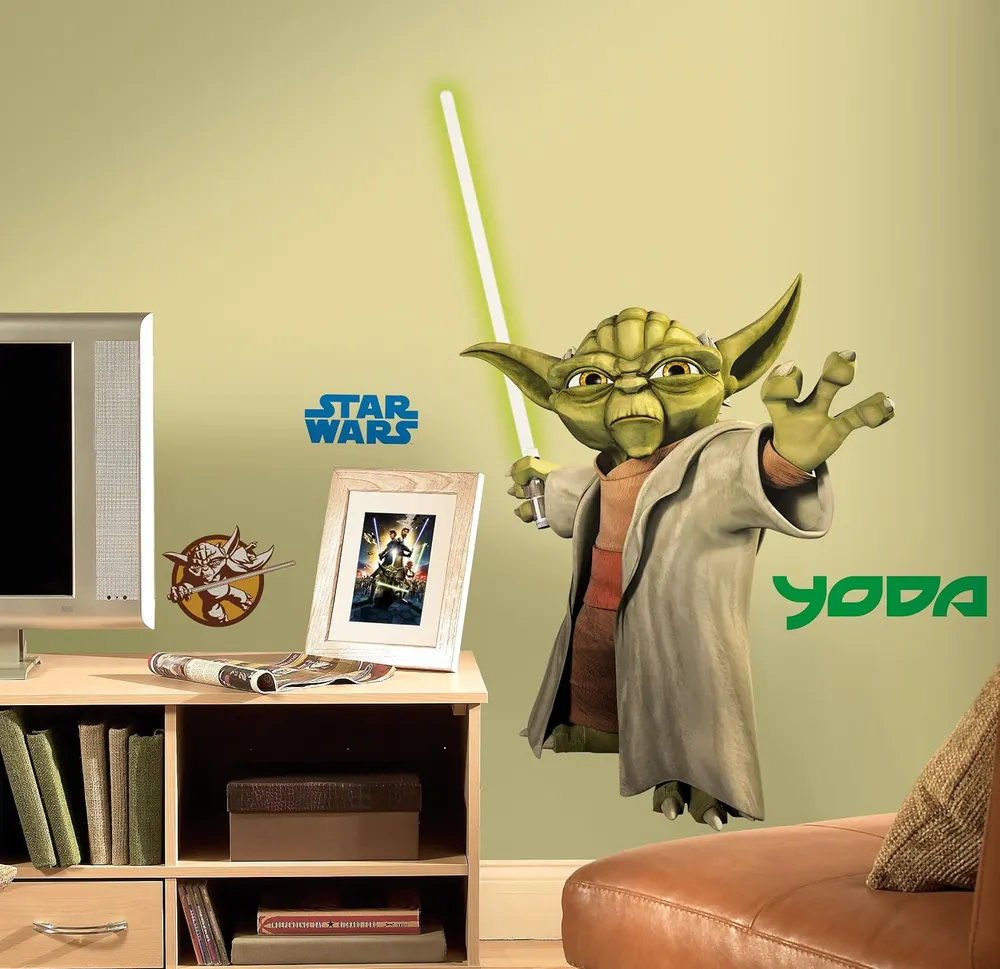 Yoda Glow in the Dark Wall Decal, photo 2
