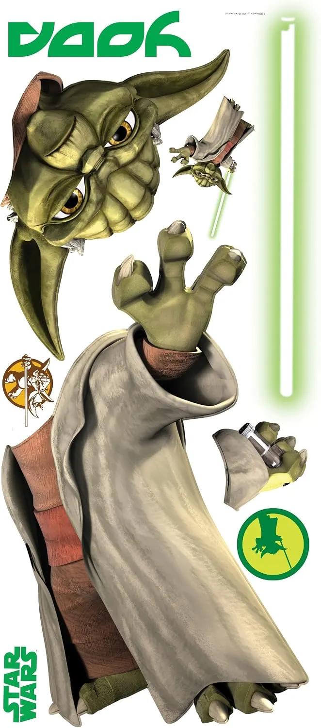 Yoda Glow in the Dark Wall Decal, photo 3