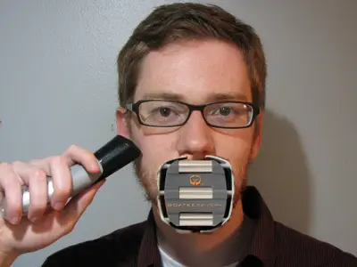 Goatee Shaving Template