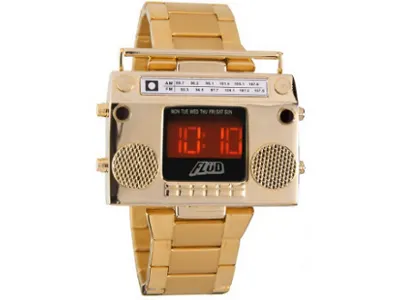 Gold Boombox Watch