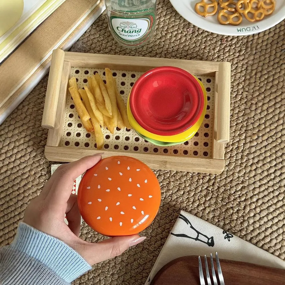 Hamburger Mini Plate Set, photo 4