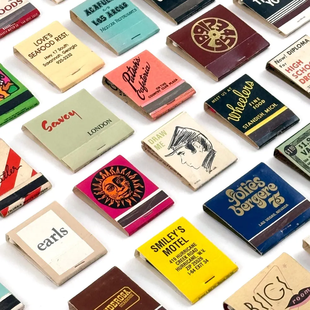 Hand-Picked Vintage Matchbooks