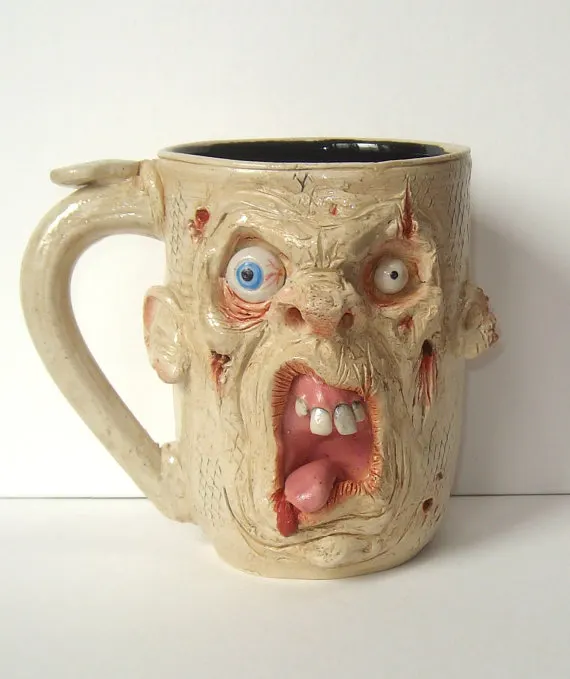 Handcrafted Zombie Mugs