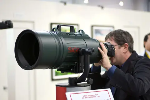 Insanely Huge Camera Lens