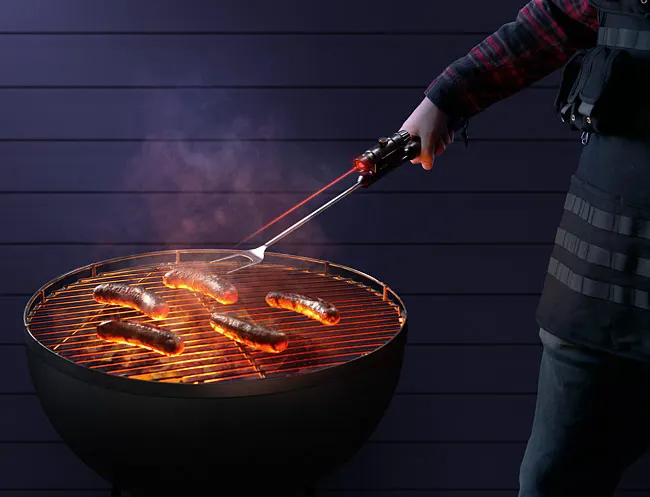 Laser Guided BBQ Fork