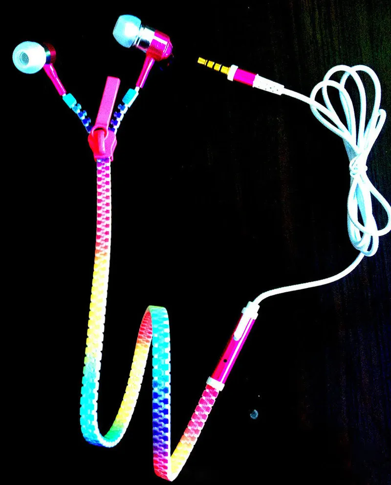 LED Zipper Ear Buds