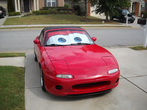 Lightning McQueen Sun Shade