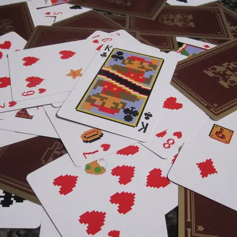 Mario 8Bit Playing Cards