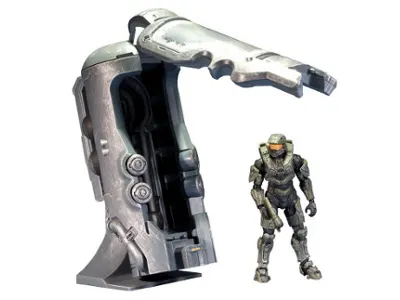 Master Chief Figure With Cryotube