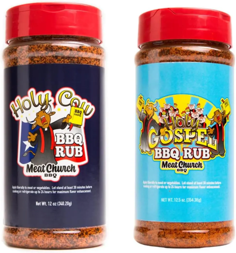 Meat Church BBQ Rub Combo: Holy Cow and Holy Gospel