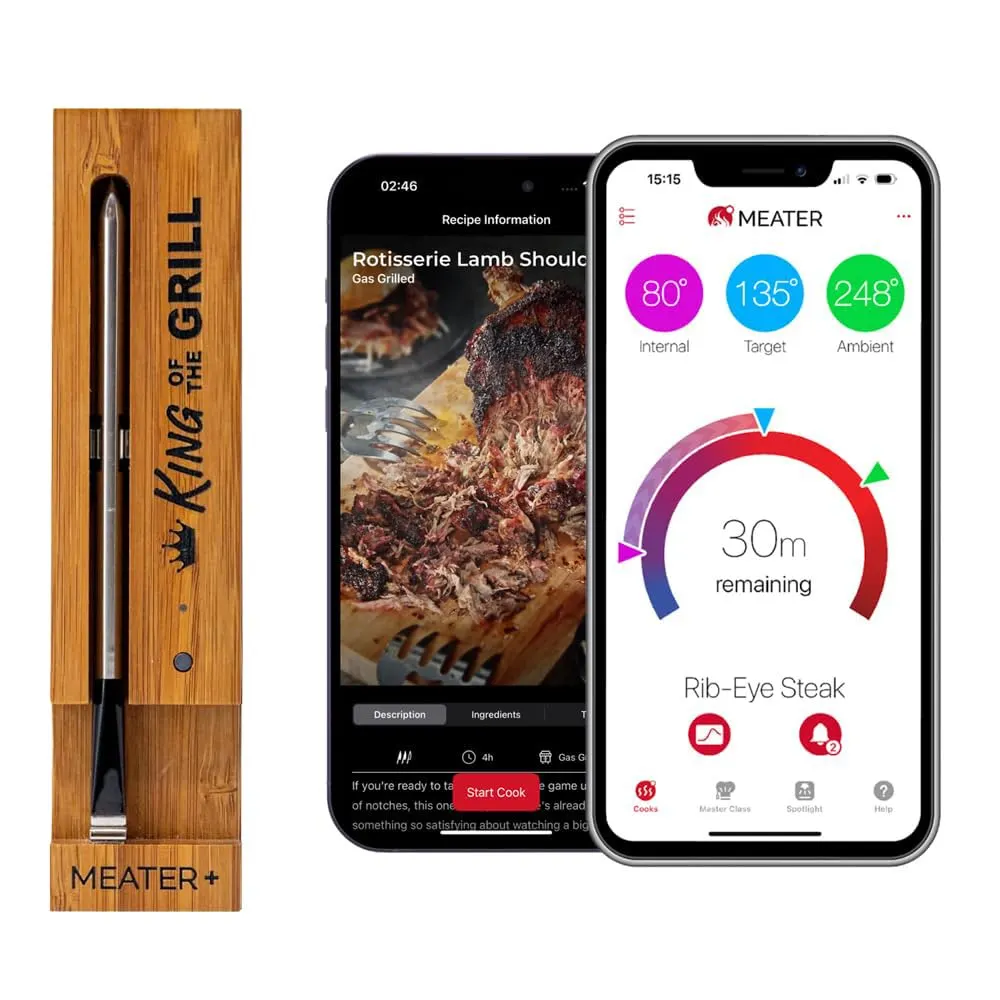 MEATER Plus Wireless Meat Thermometer, King of the Grill Edition
