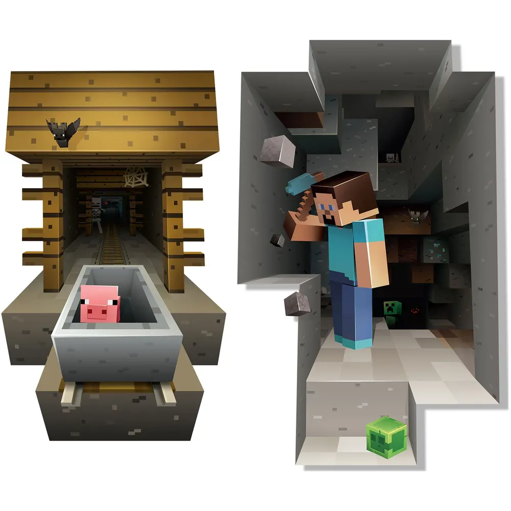 Minecraft 3D Wall Clings