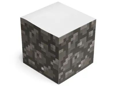 Minecraft Stone Block Sticky Notes