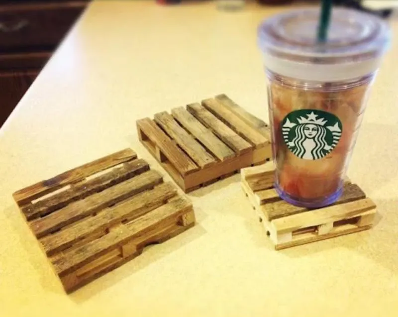 Mini Pallet Coasters