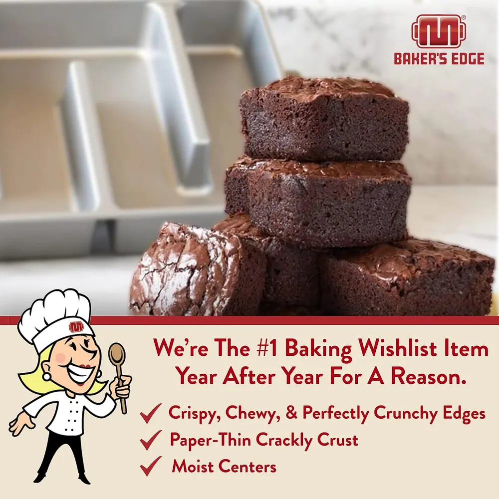Baker's Edge Nonstick Brownie Pan, photo 3