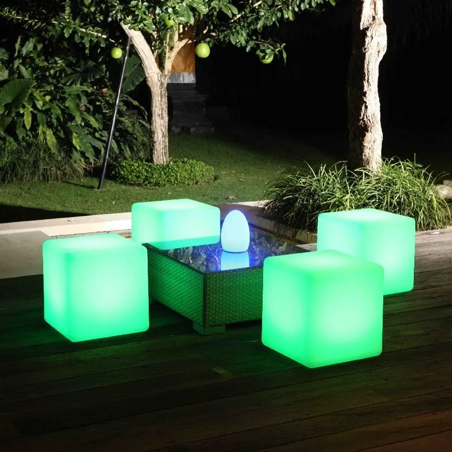 Outdoor Cordless LED Light Cube