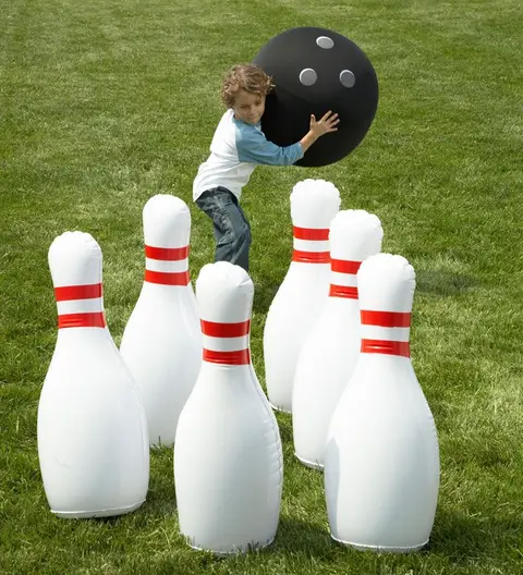 Outdoor Giant Inflatable Bowling Game