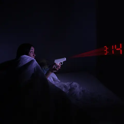 Pistol Alarm Clock
