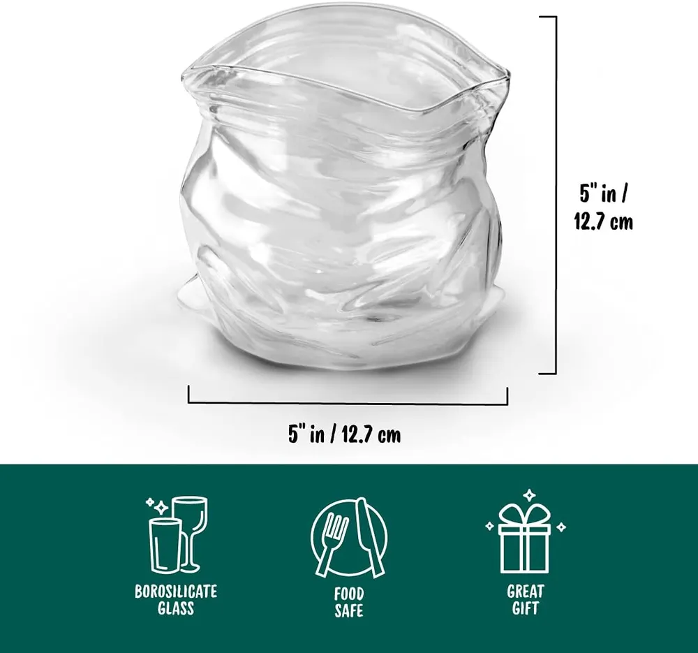 Fred UNZIPPED Glass Bag Bowl, photo 4