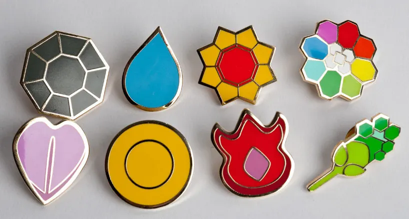 Pokemon Generation 1 Gym Badges