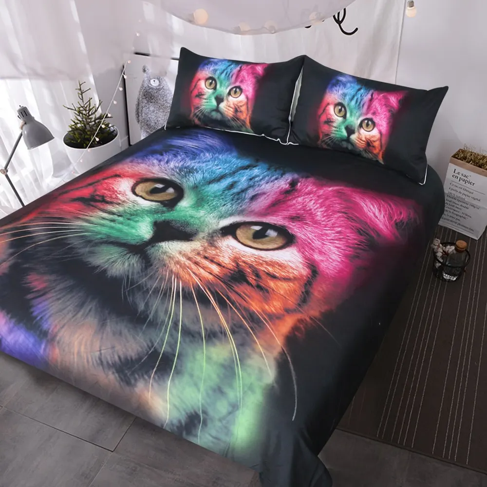 Rainbow Cat Bedding