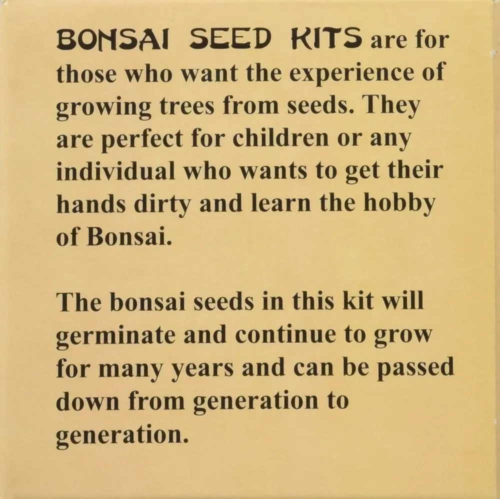 Eve's Red Maple Bonsai Seed Kit, photo 2