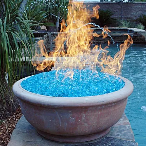 Reflective Fire Glass
