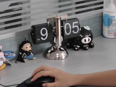 Retro Flip Down Clock