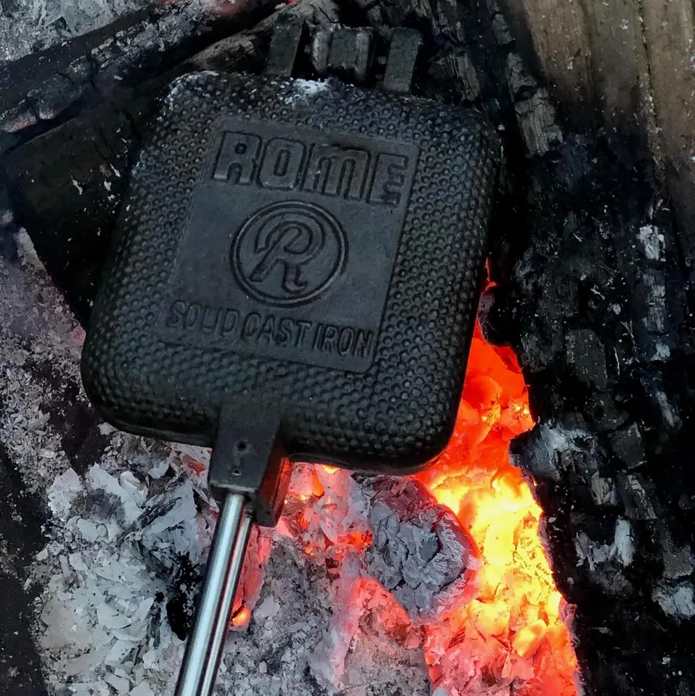 Rome Square Cast Iron Pie Iron
