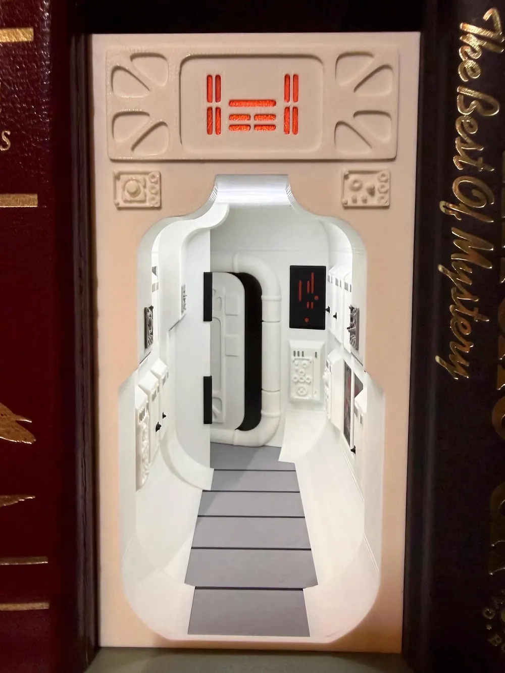 Sci-Fi Spaceship Corridor Book Nook