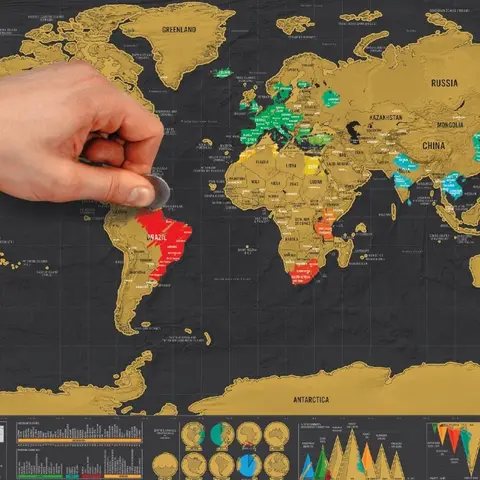 Scratch Off Travel Map