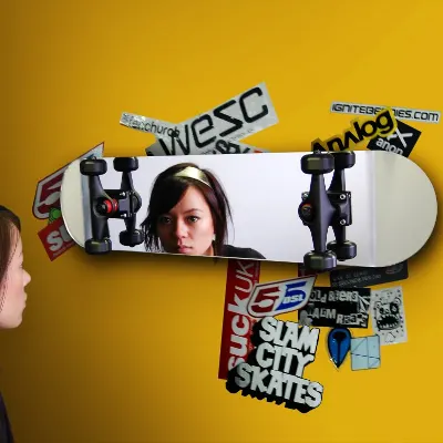 Skateboard Mirror
