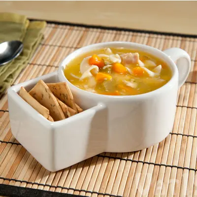 Soup And Cracker Mugs