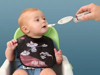 Star Trek Bib and Spoon