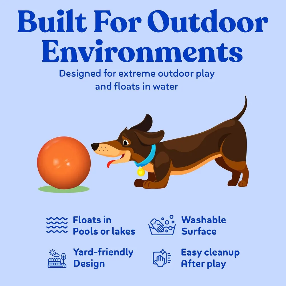 Doggie Dooley Virtually Indestructible Dog Ball, photo 6