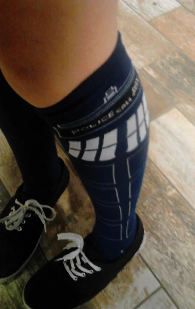 TARDIS Knee High Socks