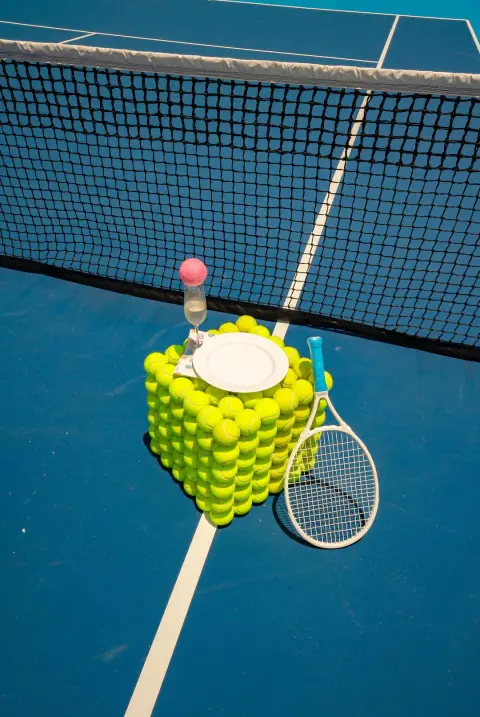 Tennis Ball Cube Stool
