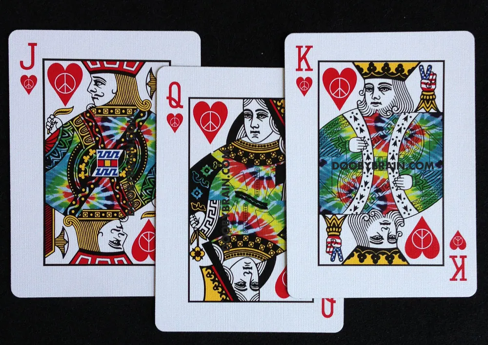 Tie Dye Playing Cards