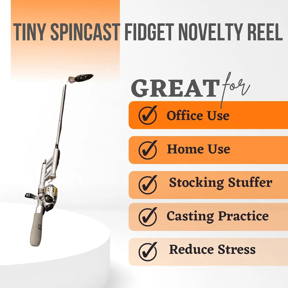 ProFISHiency Tiny Spincast Fidget Reel, photo 4